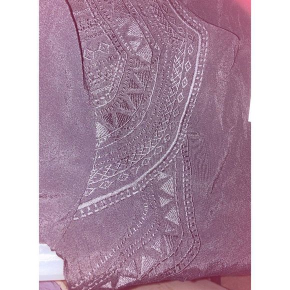 ANTHROPOLOGIE SEE U SOON Blouse Embroidered Flowy Pullover Top Black Small NWT - Picture 5 of 9